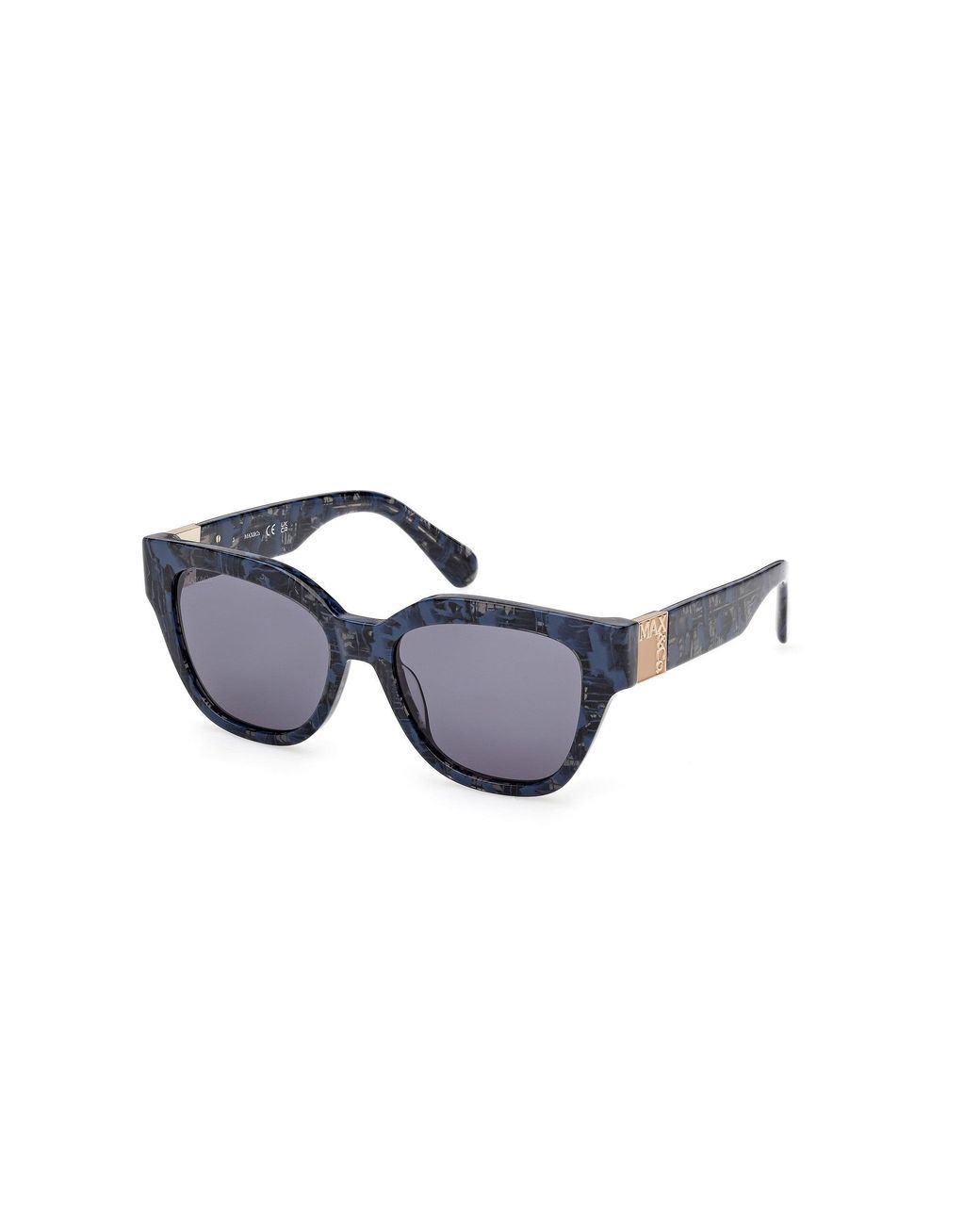MAX&Co. Black Mo0138 92V Sunglasses Acetate Squared Normal