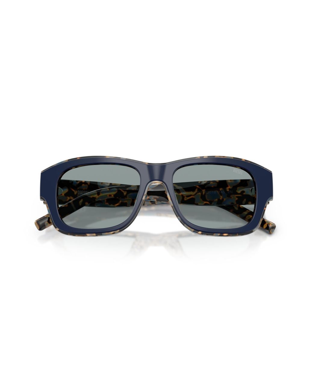 DIESEL Black Dl2020U 2070/1 Sunglasses Acetate Squared Normal