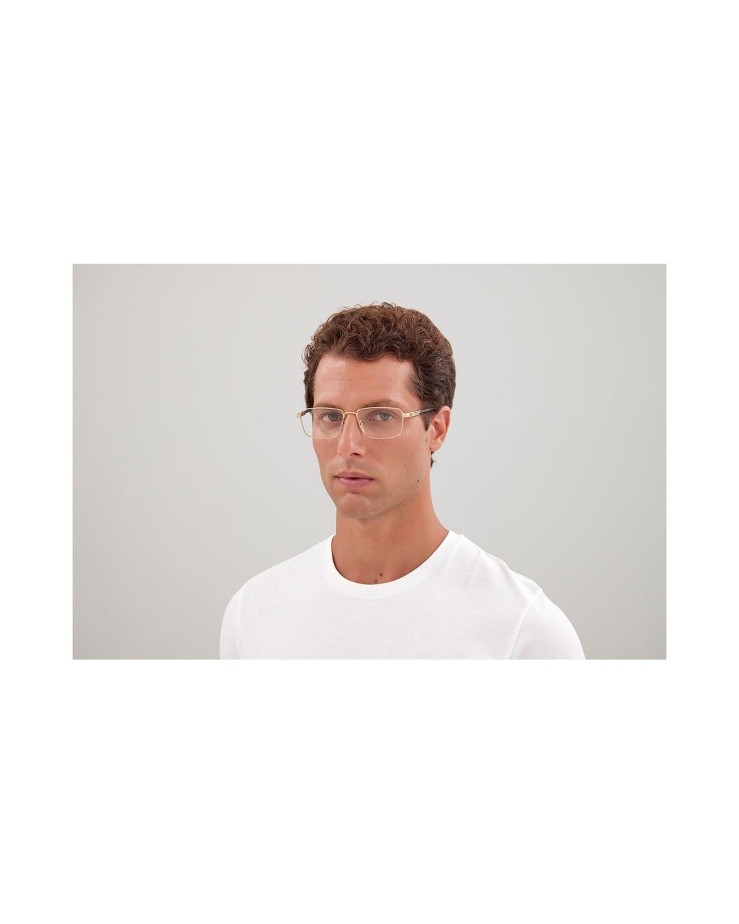 Gucci Black Gg1291O 002 Optical Frames Metal Squared for men