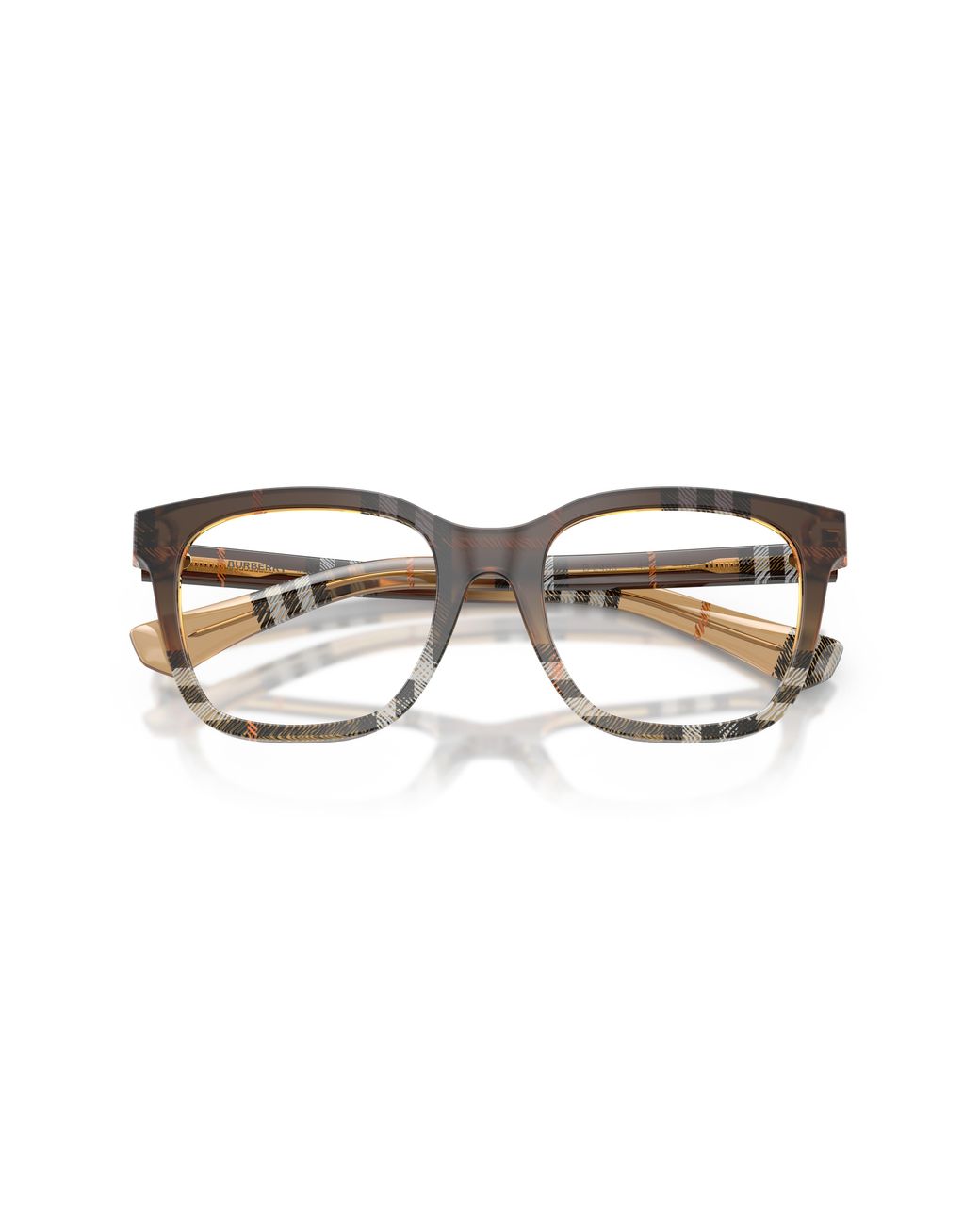 Burberry Black Be2455 4202 Optical Frames Acetate Transparent Squared Normal