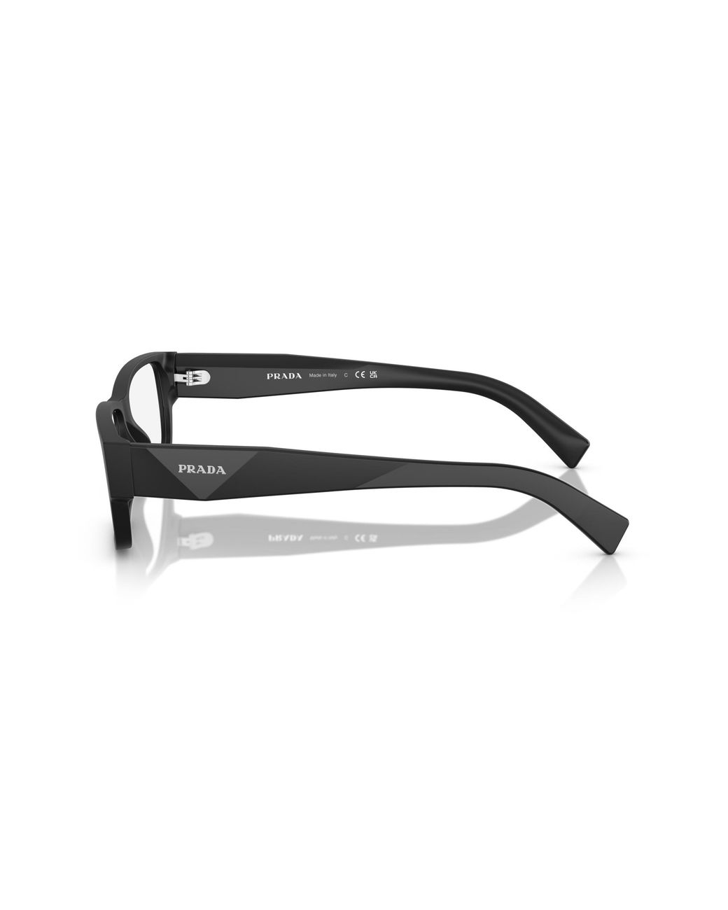 Prada Black Pr B09V 16K1O1 Optical Frames Acetate Squared Normal for men
