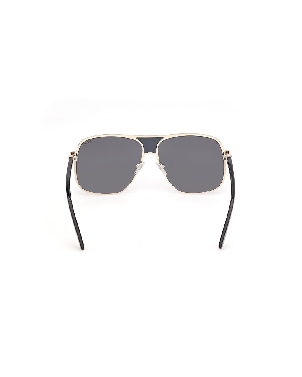 Guess Black Gu00358 32A Sunglasses Injected Smoke Pilot Normal