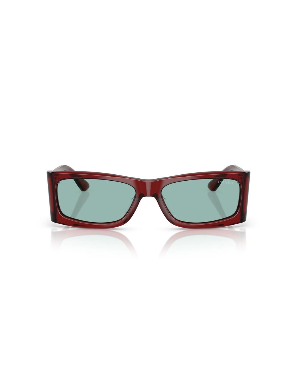 Prada Black Pr B03S 12Z40K Sunglasses Acetate Squared Normal for men