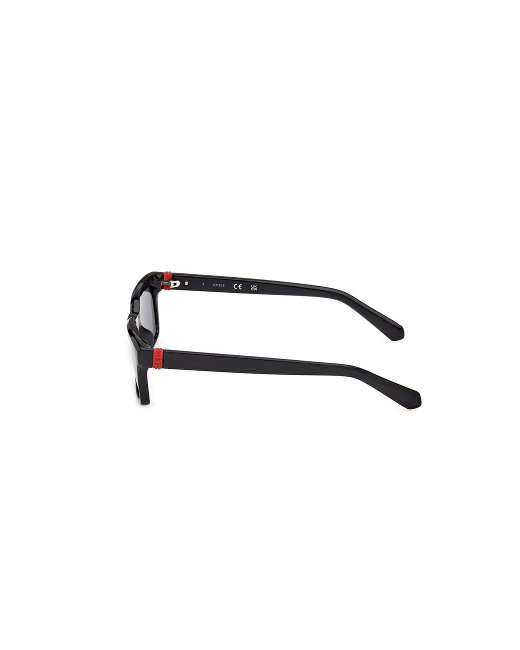 Guess Black Gu00314 01A Sunglasses Injected Smoke Squared Normal