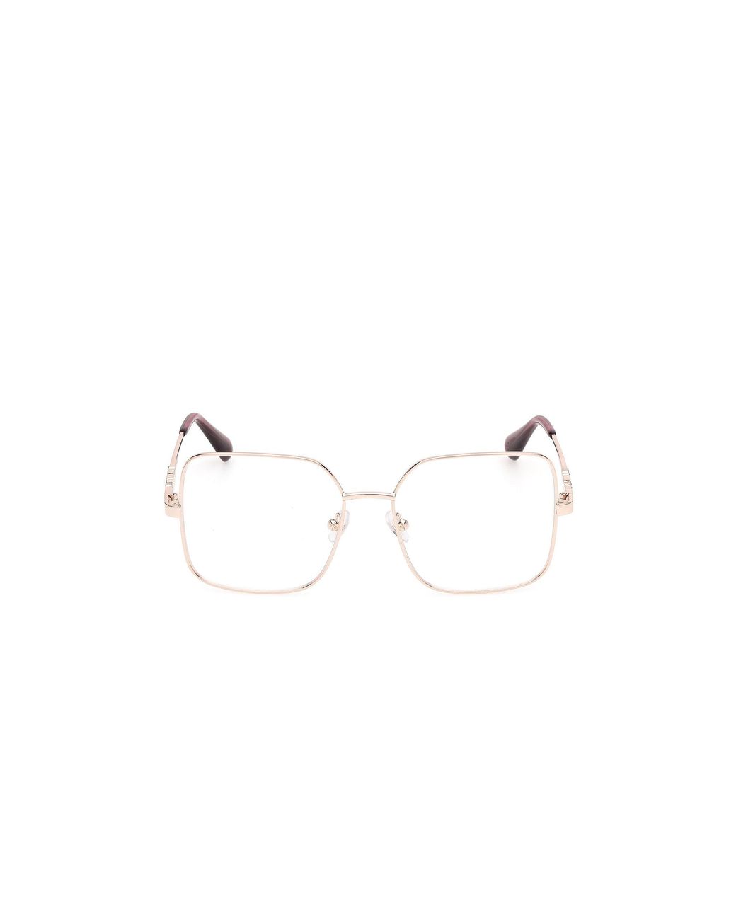 MAX&Co. Black Mo5233 28 Optical Frames Metal Squared Normal