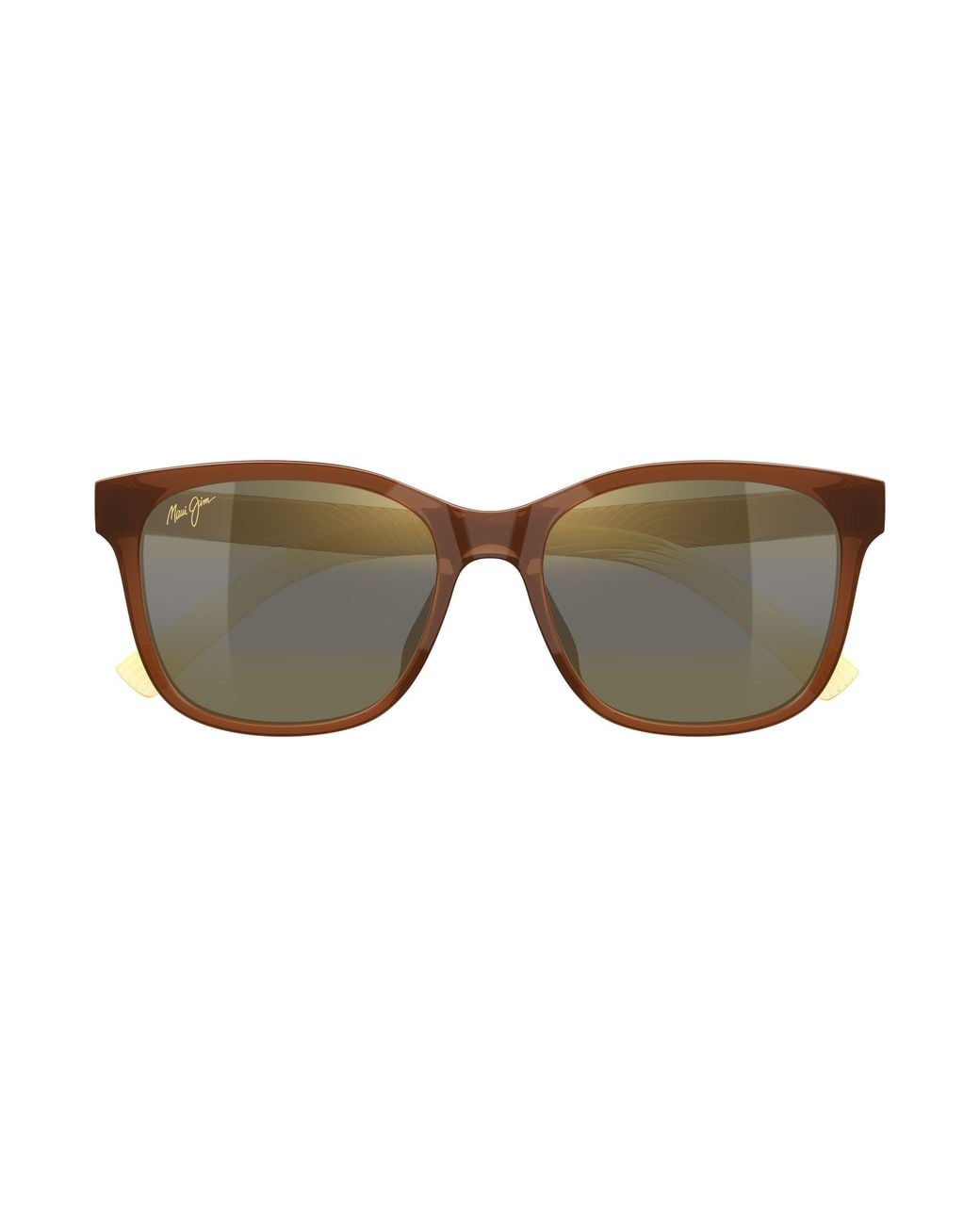 Maui Jim Black Mj0346Sa 003 Occhiali Da Sole Bio-Iniettato Bronzo Squadrata