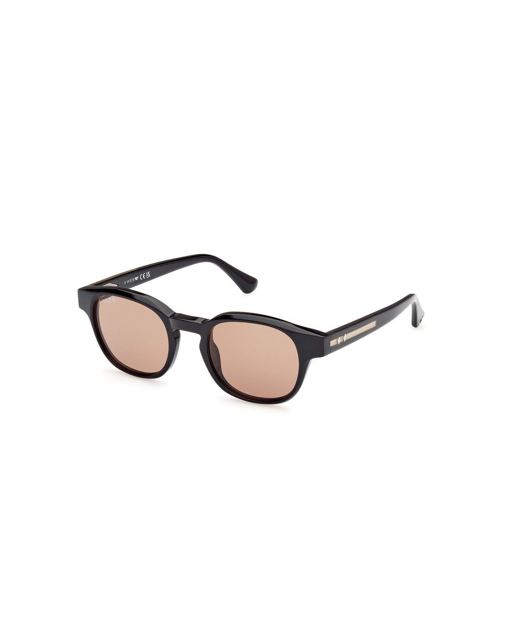 Web Black We0361 05J Sunglasses Acetate Round Normal for men