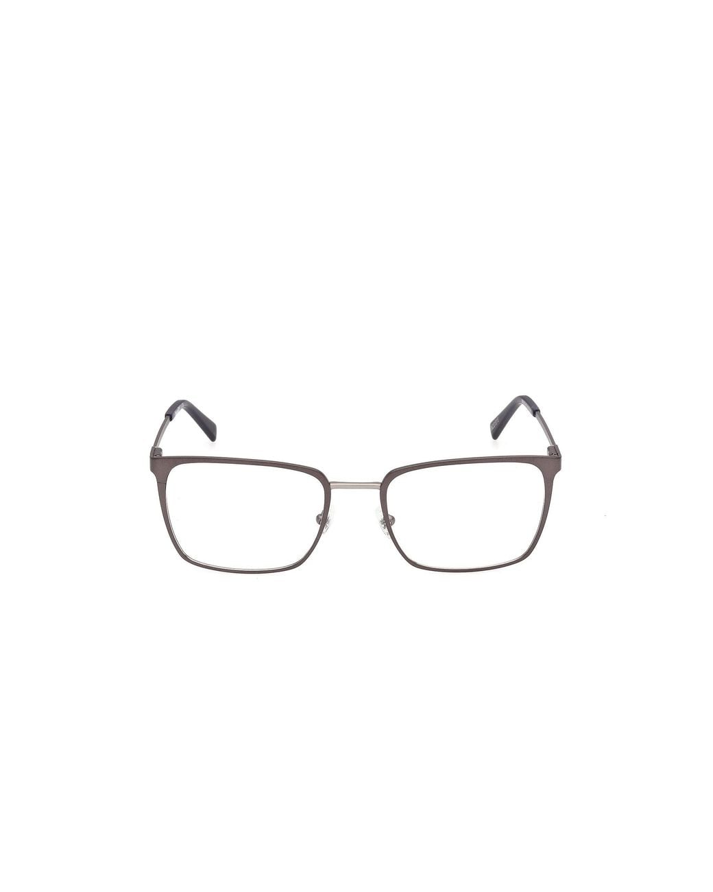 Timberland Black Tb50122 7 Optical Frames Metal Squared Normal for men