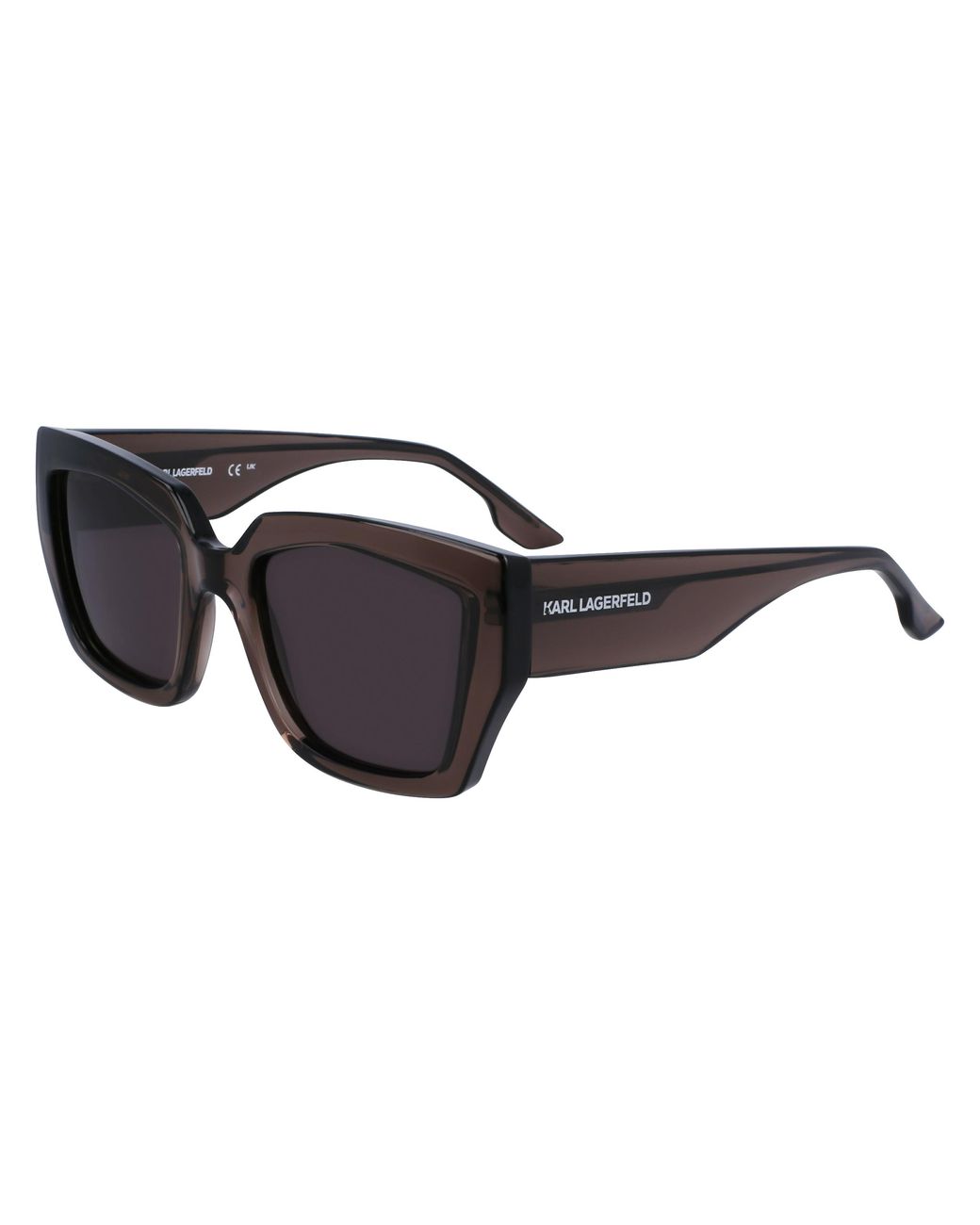 Karl Lagerfeld Black Kl6143S 020 Sunglasses Injected Squared Normal Normal