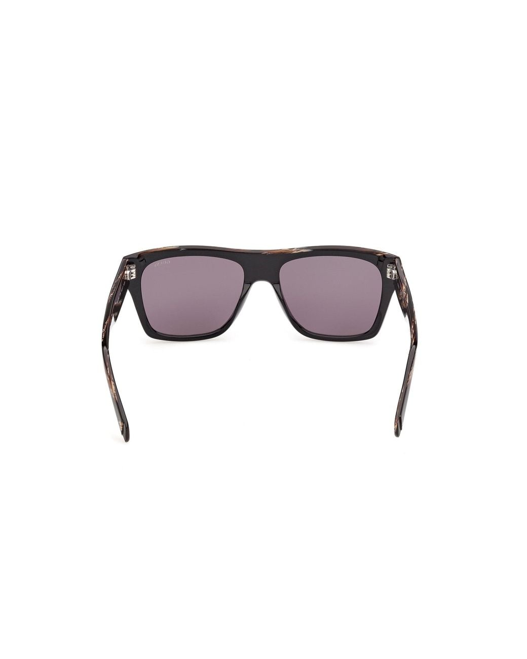 Guess Black Gu00368 01A Sunglasses Acetate Smoke Squared Normal for men
