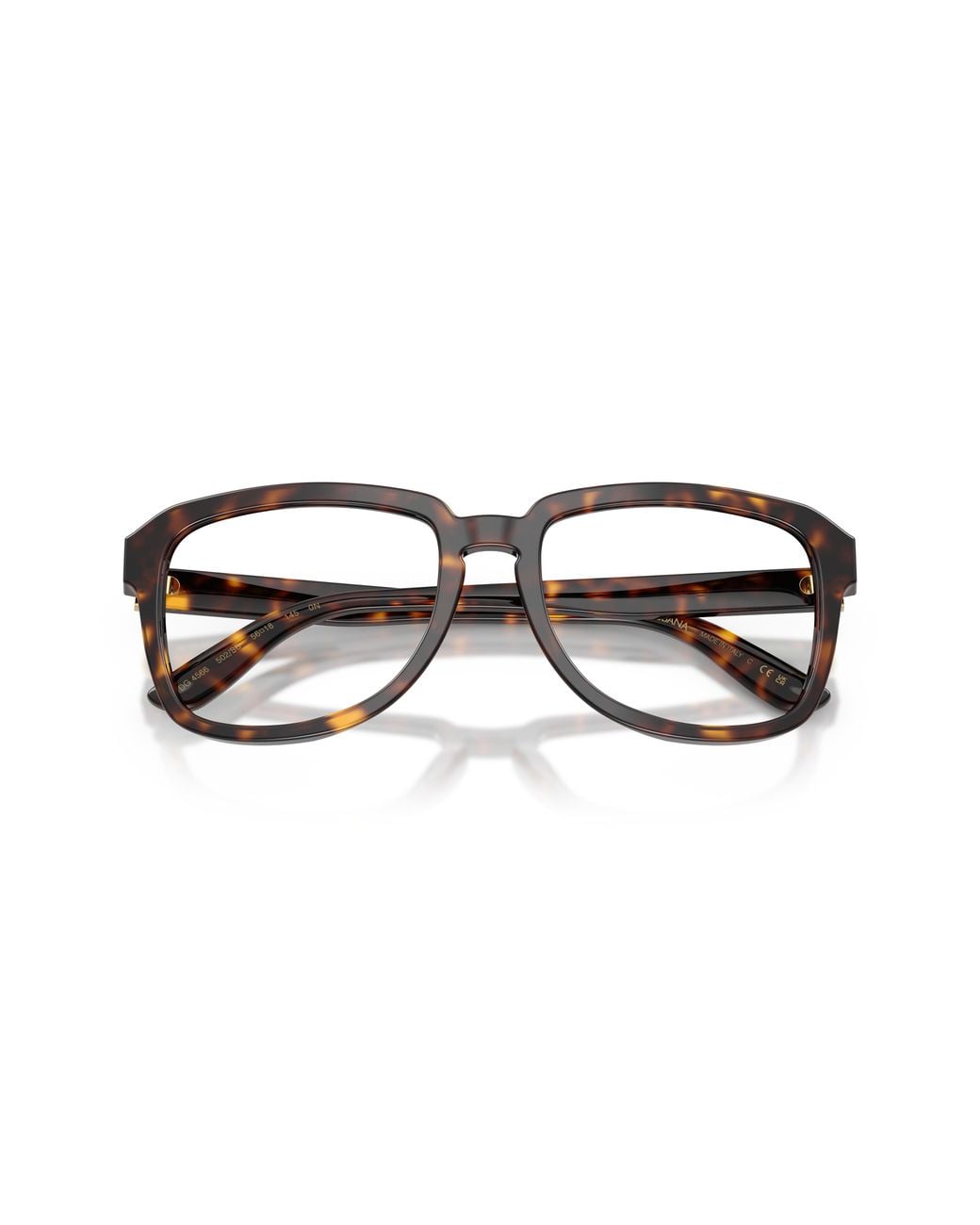 Dolce & Gabbana Black Dg4566 502/Sb Optical Frames Acetate Transparent Squared Normal for men