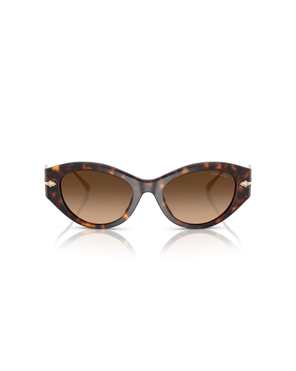Ralph Lauren Black Rl8227U 500374 Sunglasses Acetate Cat Eye Normal Shaded