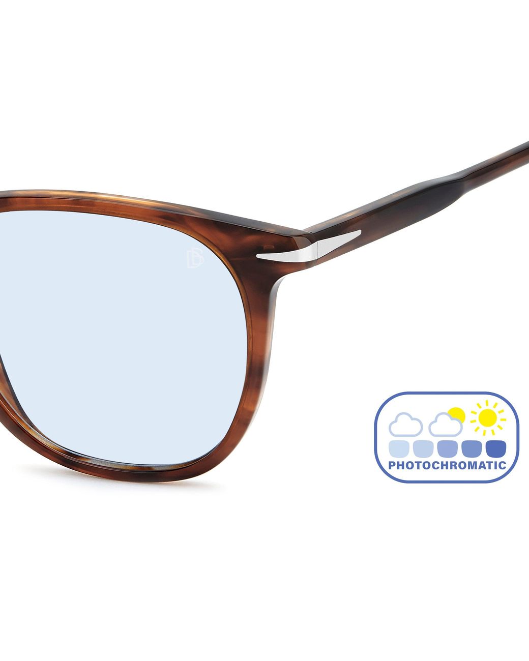 David Beckham Black Db 1160/S Ex4/Qz Sunglasses Acetate Light Squared Photochromatic for men