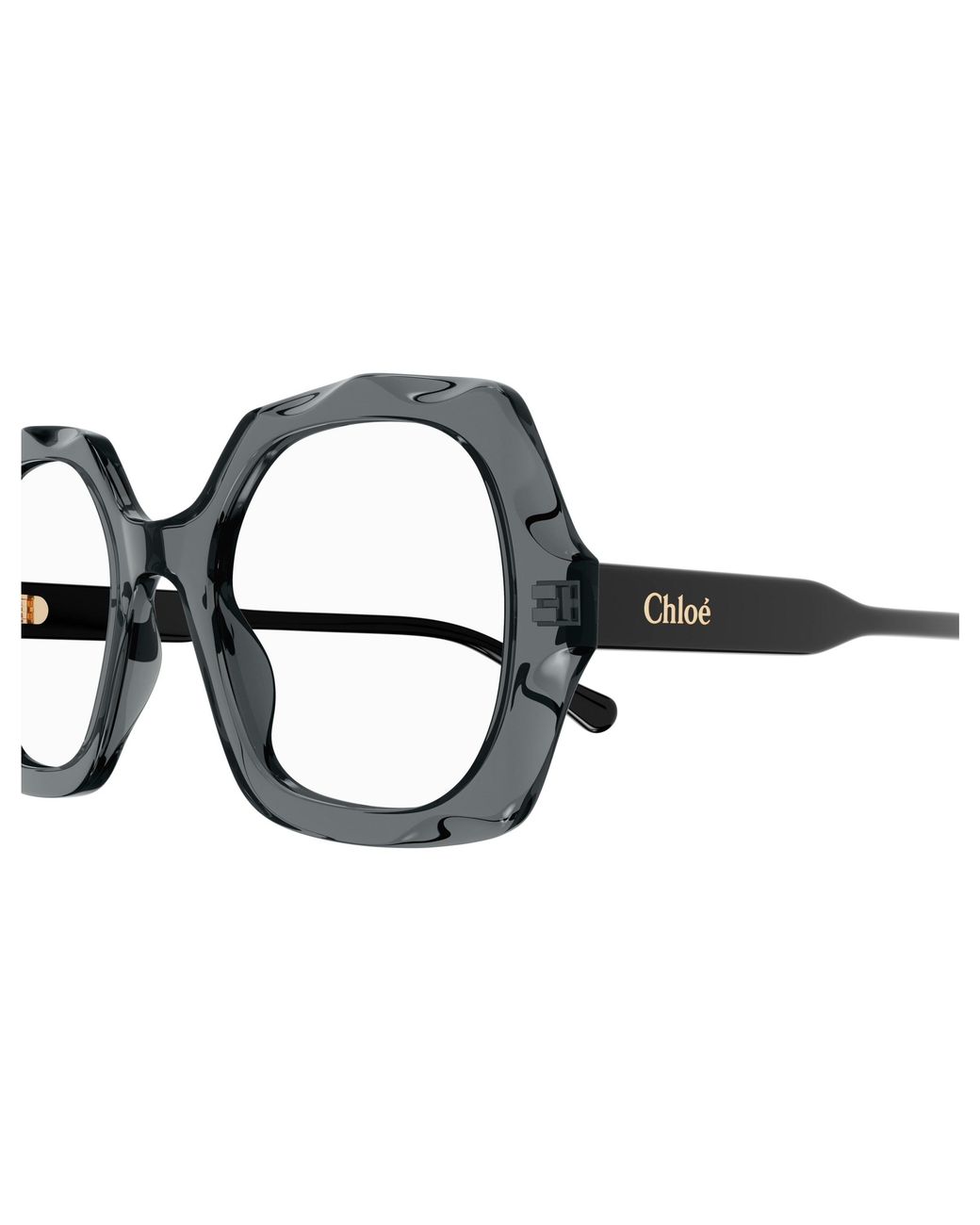 Chloé Black Ch0228O 002 Optical Frames Acetate Transparent Squared