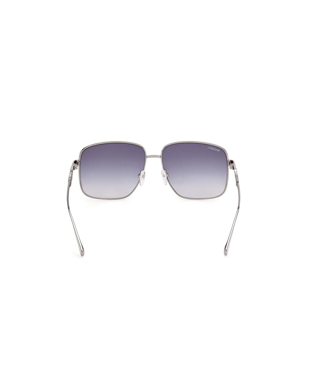 MAX&Co. Black Mo0170 14W Sunglasses Metal Squared Normal