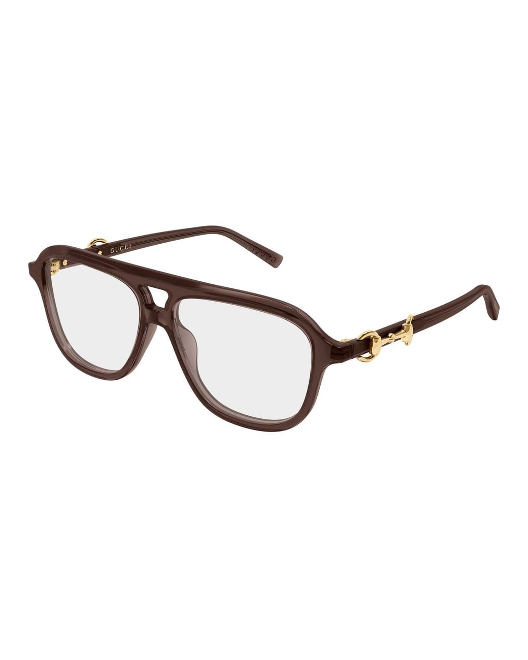 Gucci Black Gg2216O 004 Optical Frames Acetate Transparent Pilot