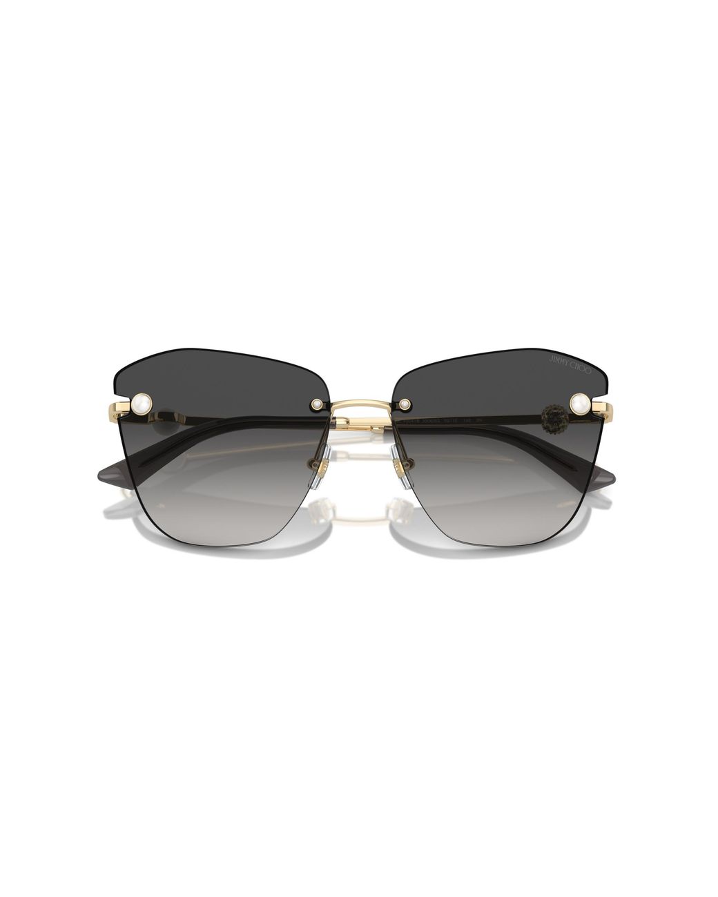 Jimmy Choo Black Jc4004Hb 30068G Sunglasses Metal Butterfly Normal Shaded