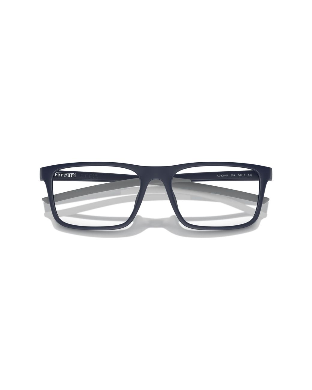FERRARI SCUDERIA Black Fz8001U 509 Optical Frames Injected Pillow Normal for men