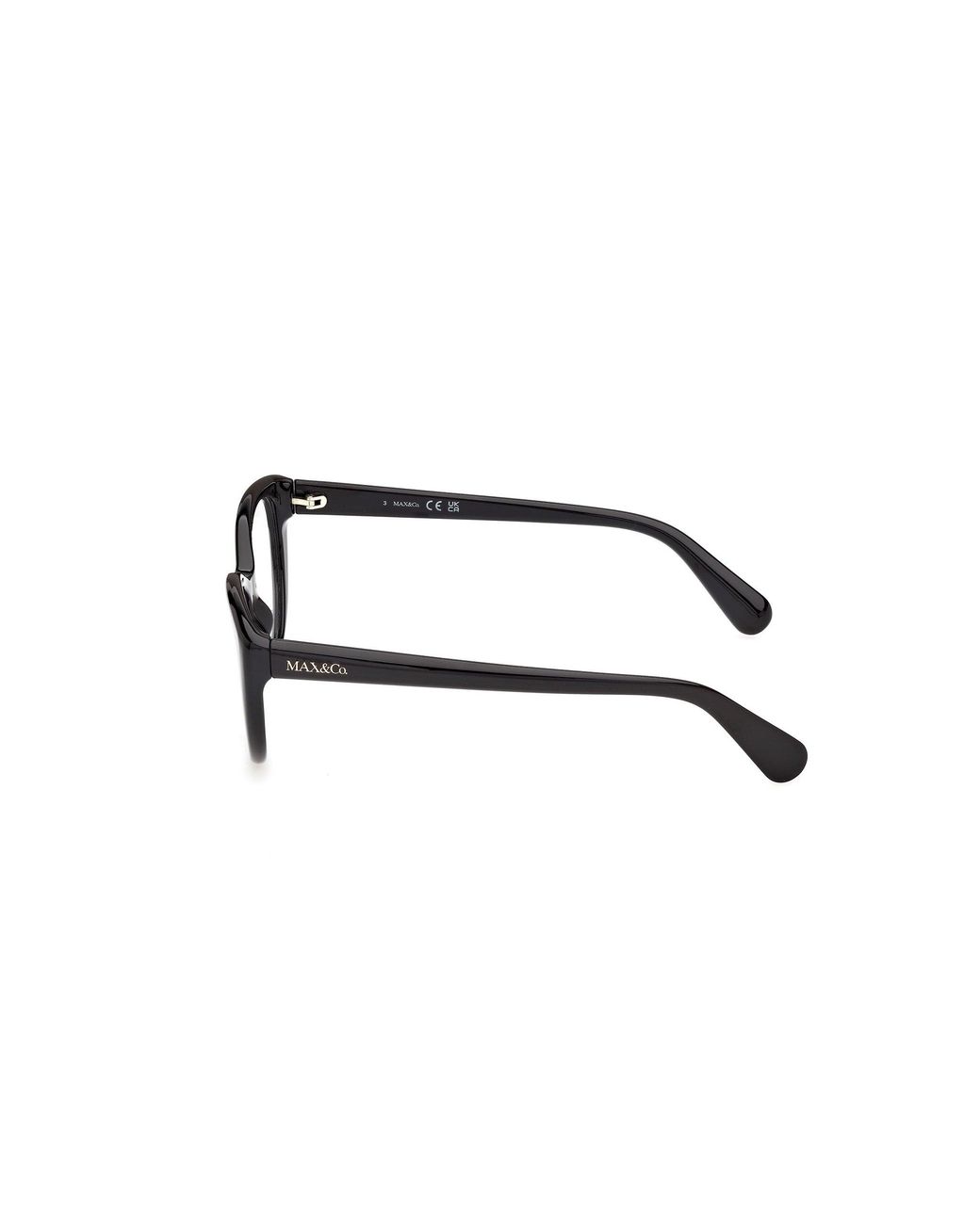 MAX&Co. Black Mo5242 1 Optical Frames Injected Round Normal