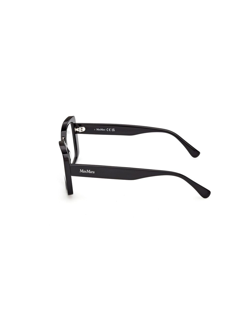 Max Mara Black Mm5208 001 Optical Frames Acetate Butterfly Normal