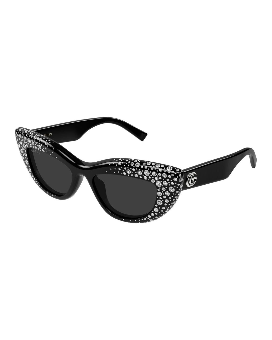 Gucci Black Gg2031S 005 Sunglasses Acetate Cat Eye