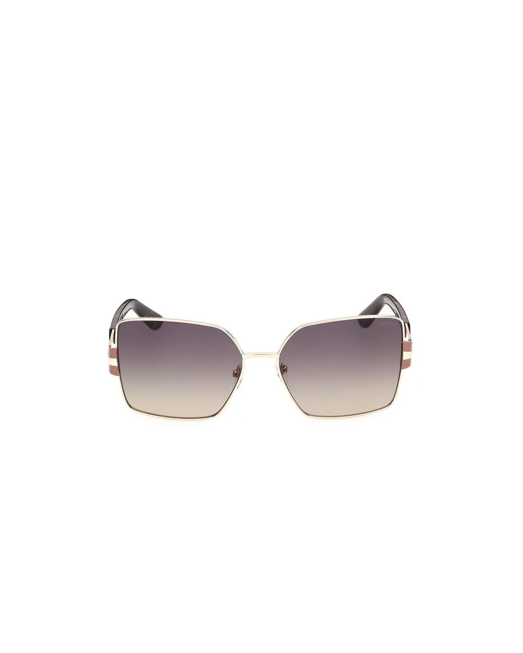 Guess Black Gu00357 32B Sunglasses Metal Smoke Butterfly Normal