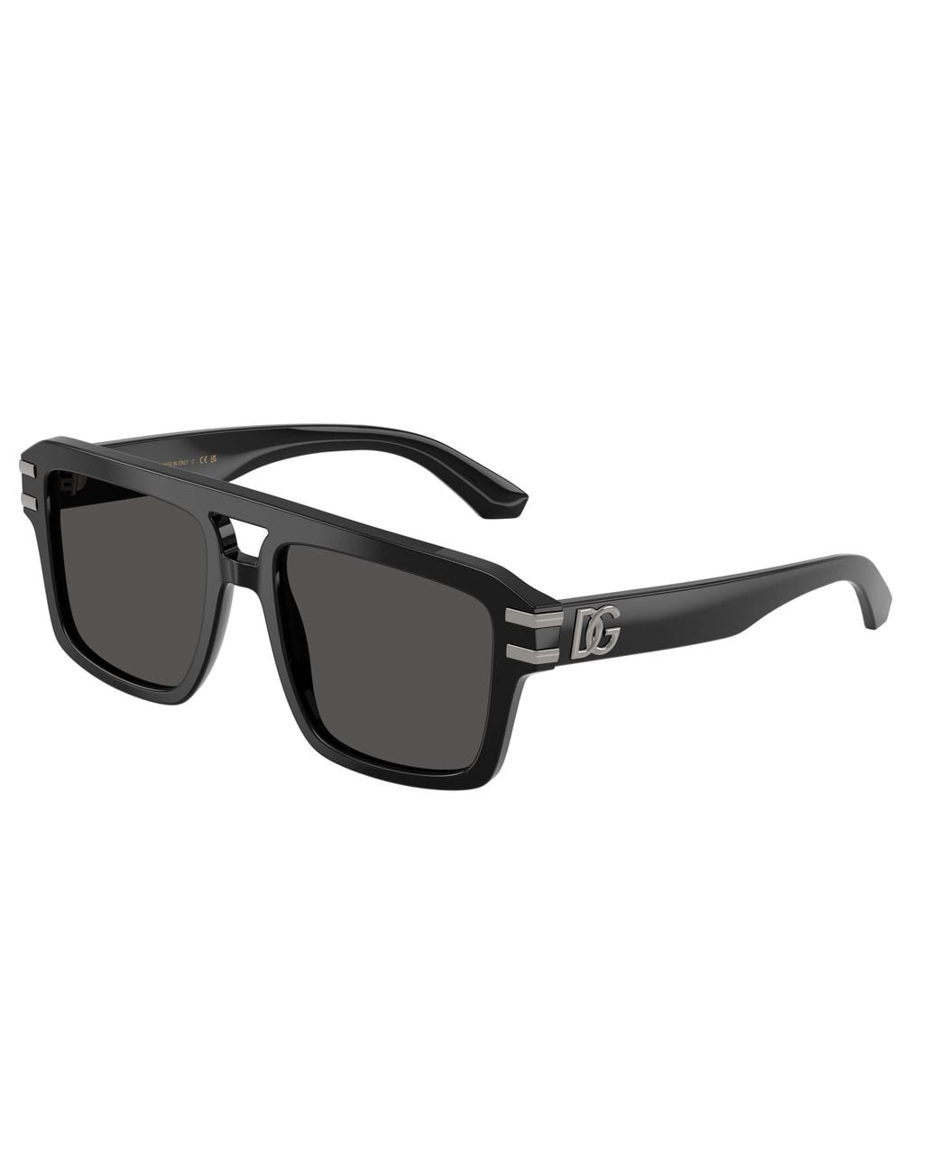 Dolce & Gabbana Black Dg4562 501/87 Sunglasses Acetate Pilot Normal for men