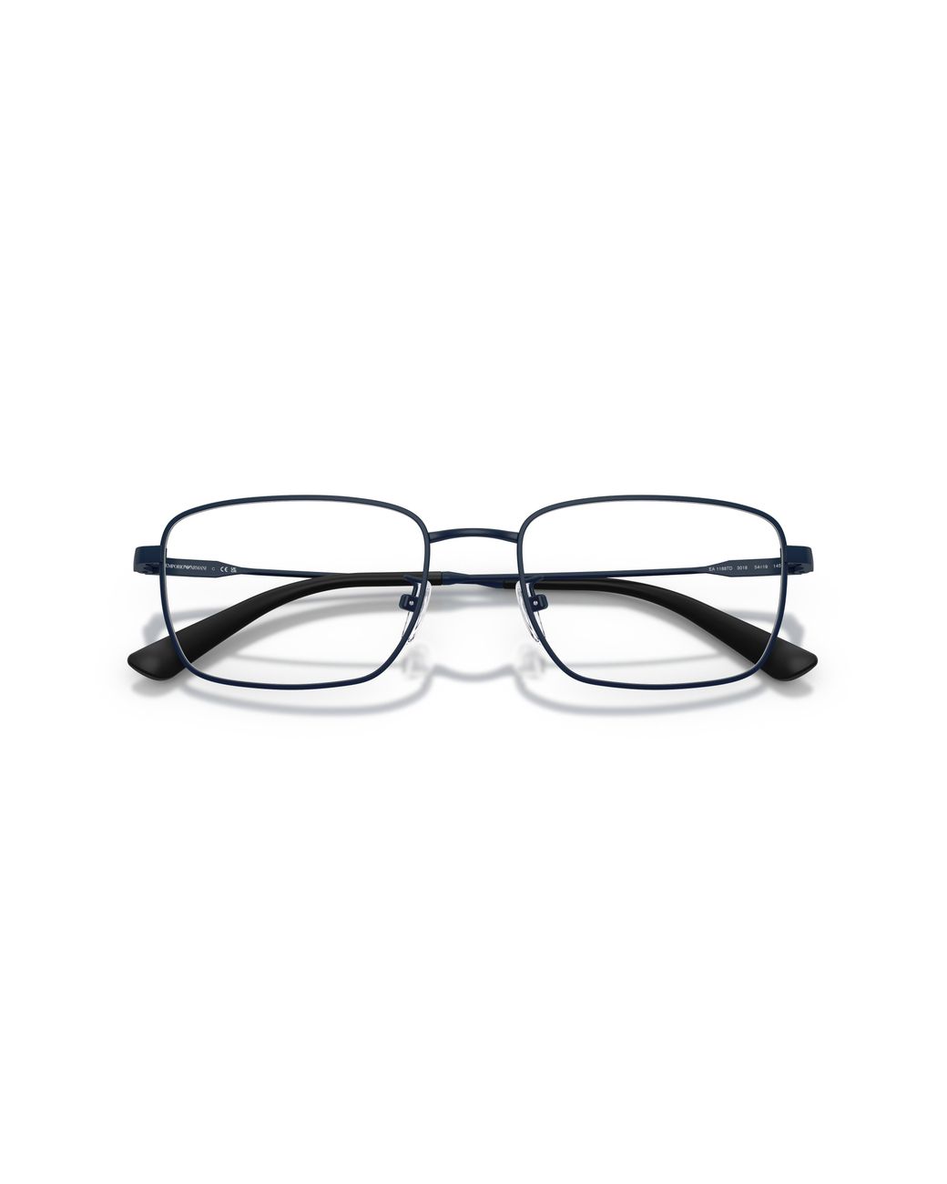 Emporio Armani Black Ea1188Td 3018 Optical Frames Titanium Transparent Pillow Normal for men