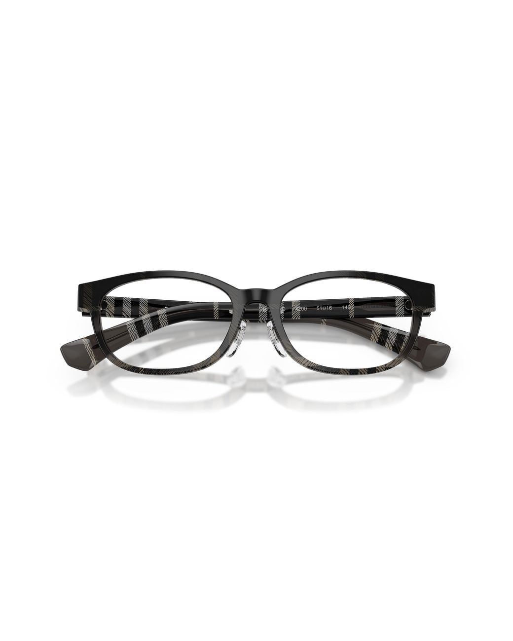 Burberry Black Be2447D 4200 Optical Frames Acetate Round Normal