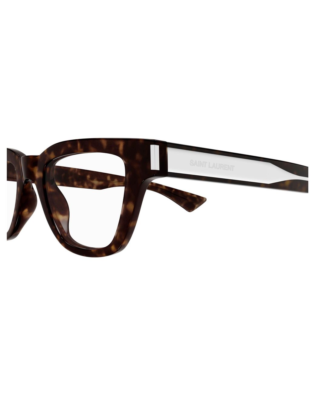 Saint Laurent Black Sl 789 Jacques Opt 002 Optical Frames Acetate Transparent Squared for men