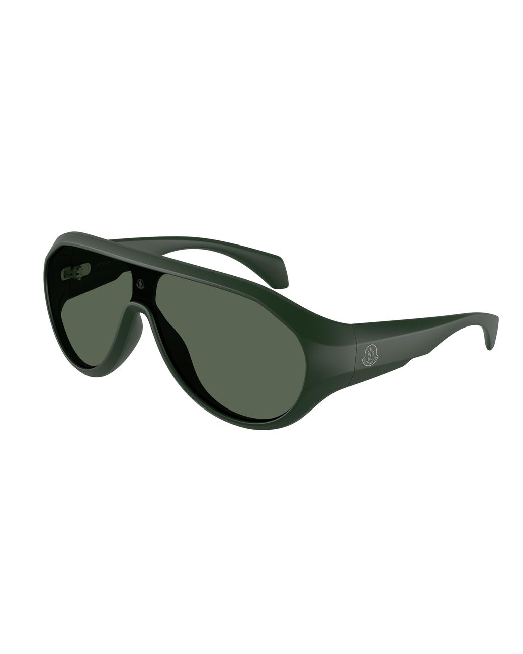Moncler Green Me8009U Bombolle 502971 Sunglasses Injected Round Normal