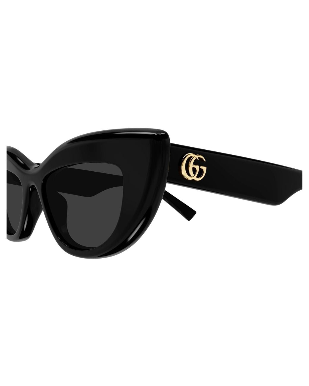 Gucci Black Gg2031S 001 Sunglasses Acetate Cat Eye