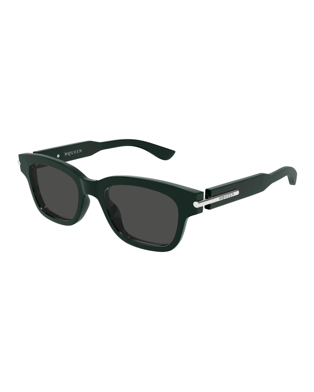 McQueen Black Am0497S 004 Sunglasses Acetate Squared