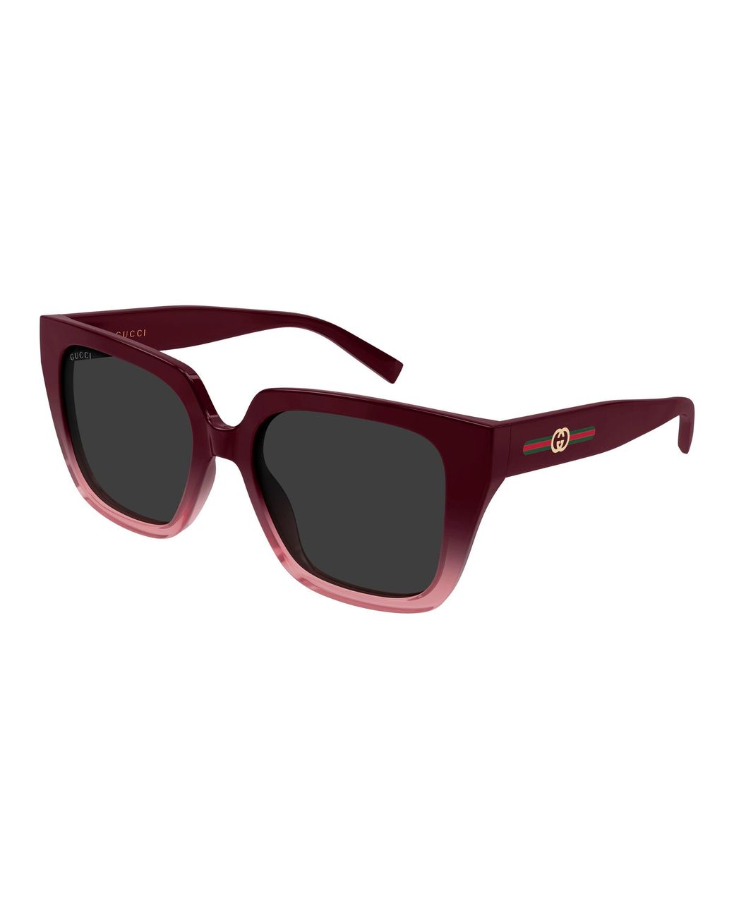 Gucci Black Gg2102S 003 Sunglasses Injected Butterfly