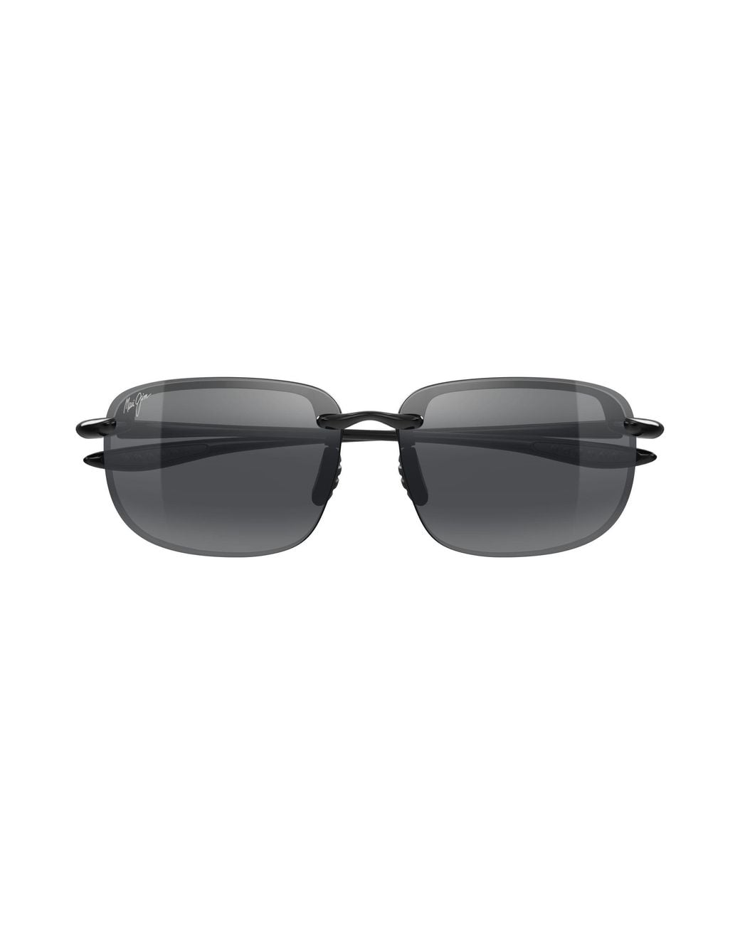 Maui Jim Black Mj0456S 001 Occhiali Da Sole Iniettato Grigio Rotonda