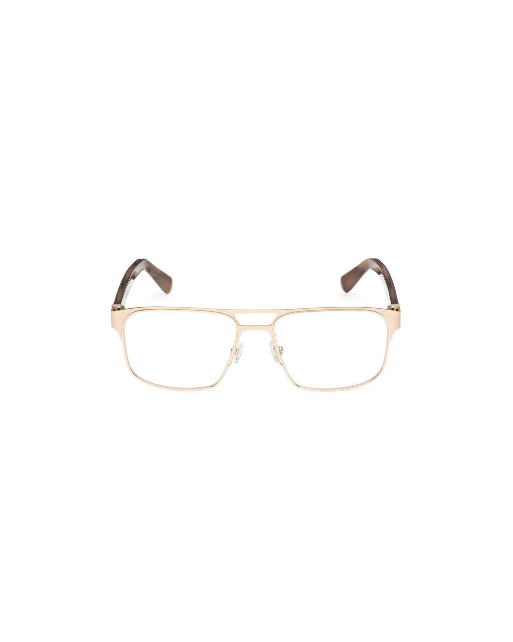 Guess Black Gu50367 32 Optical Frames Metal Squared Normal for men