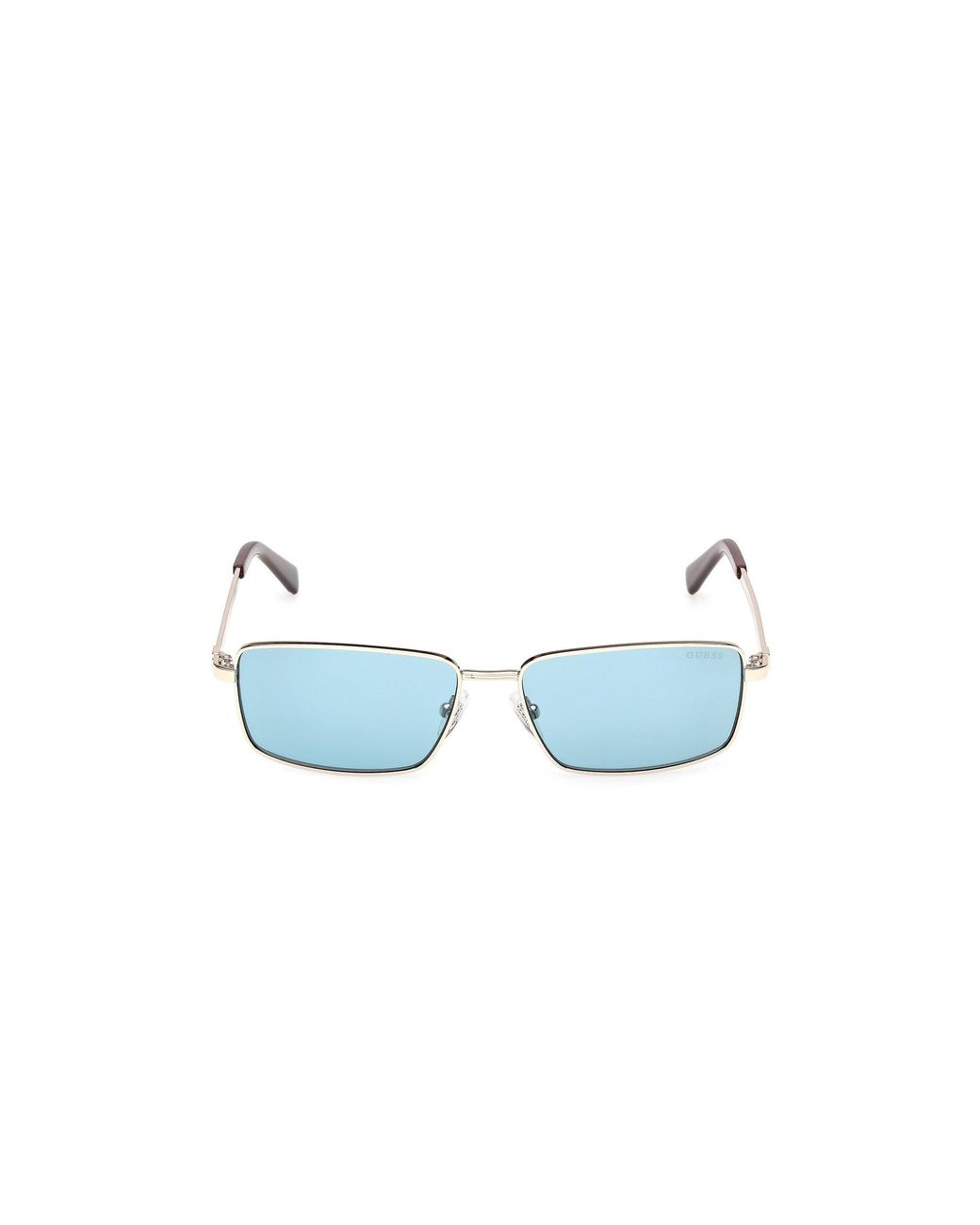 Guess Black Gu00273 32V Sunglasses Metal Squared Normal for men
