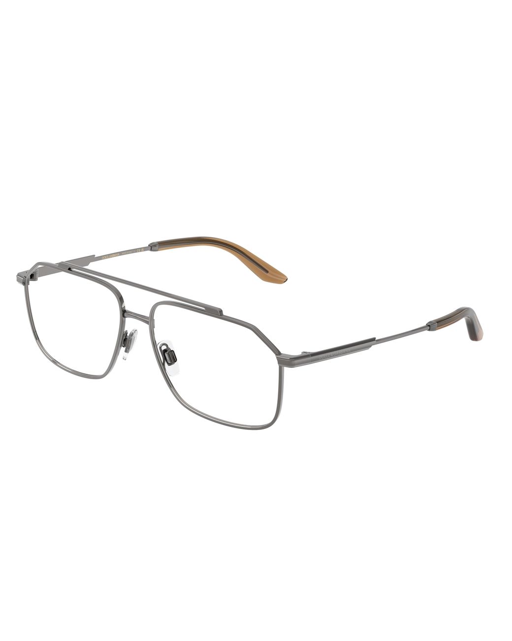 Dolce & Gabbana Black Dg1364 1324 Optical Frames Metal Pilot Normal for men