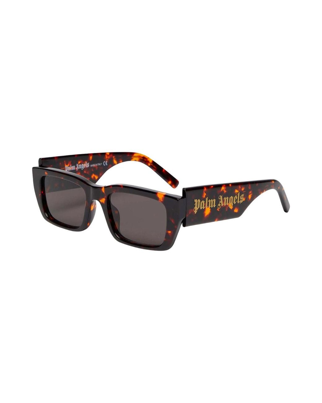 Palm Angels Black Peri006 Palm 6407 Dark Dark Sunglasses Acetate Squared Normal