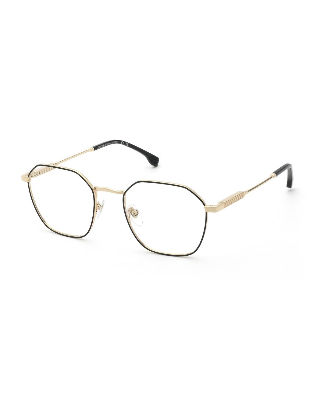 Lozza Black Vl2431 Gallipoli 2 302 Optical Frames Metal Geometric for men