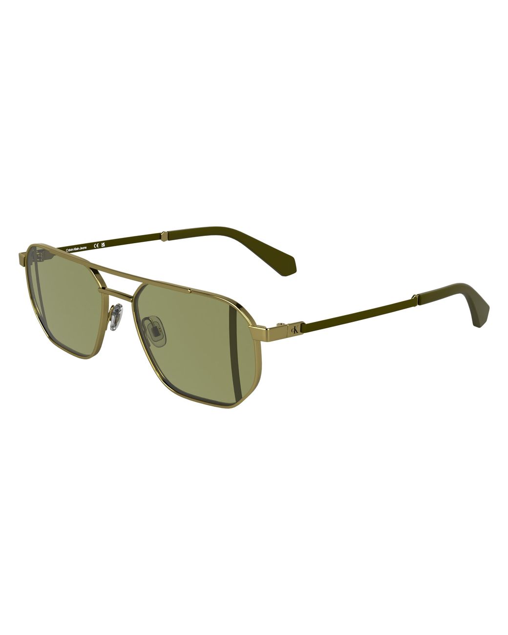Calvin Klein Black Ckj25202S 717 Sunglasses Metal Squared Normal