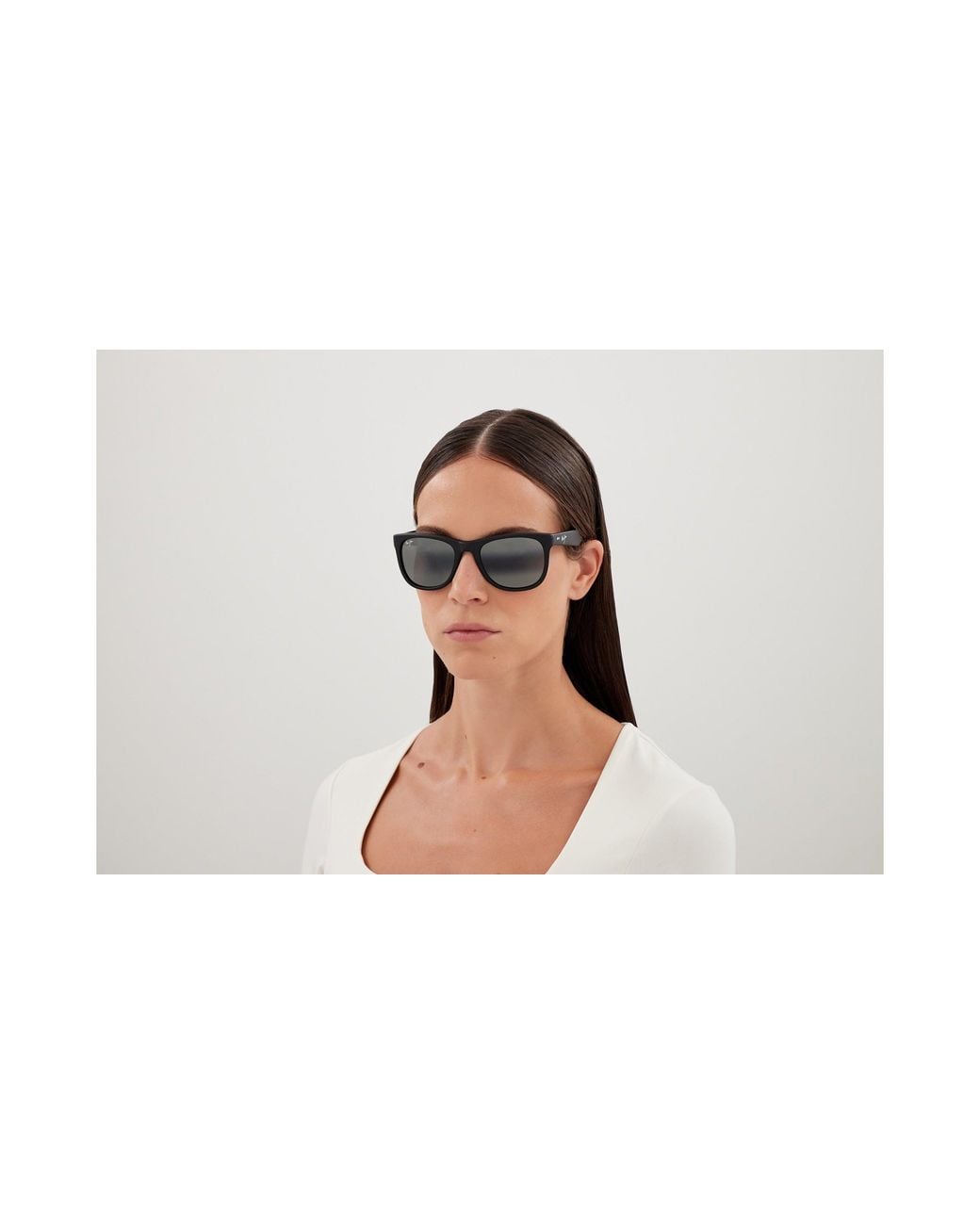 Maui Jim Black Mj0692S 001 Occhiali Da Sole Acetato Grigio Squadrata