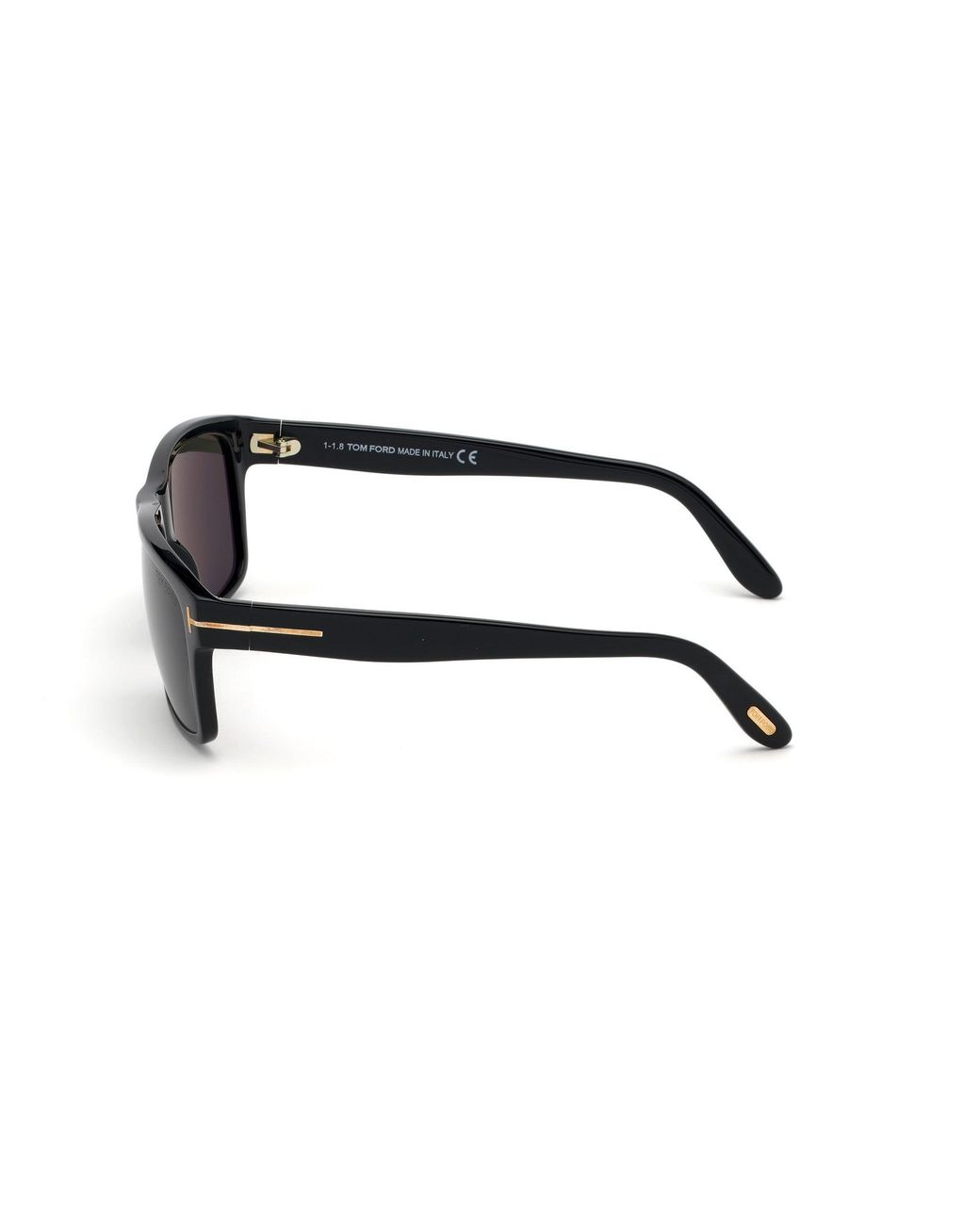 Tom Ford Black Ft0678 August 01D Sunglasses Acetate Smoke Geometric Polarized for men