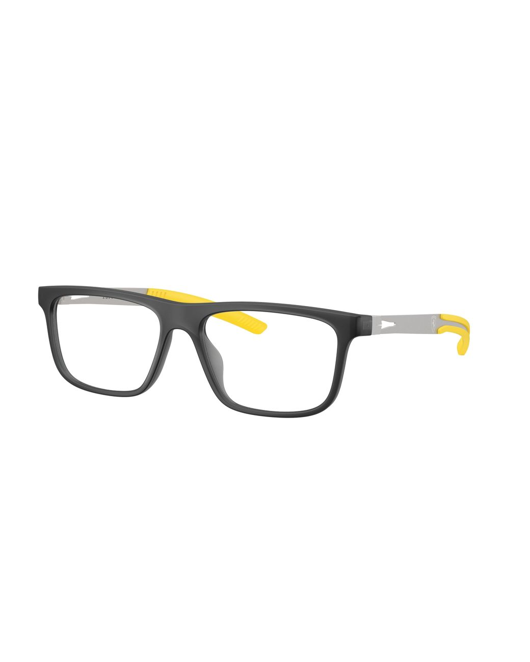 FERRARI SCUDERIA Black Fz8026U 531 Optical Frames Injected Transparent Pillow Normal for men