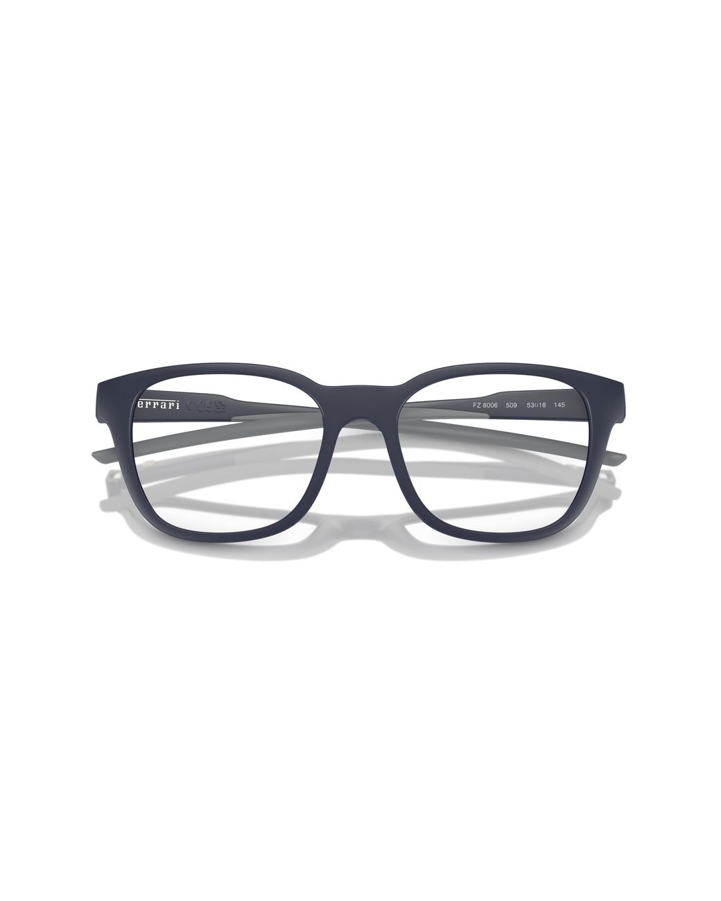 FERRARI SCUDERIA Black Fz8006 509 Optical Frames Injected Squared Normal for men