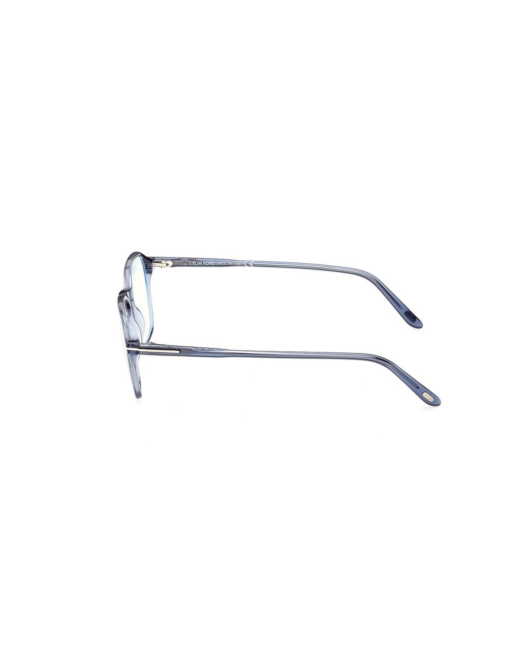 Tom Ford Black Ft5804-B 90 Optical Frames Acetate Geometric Normal for men