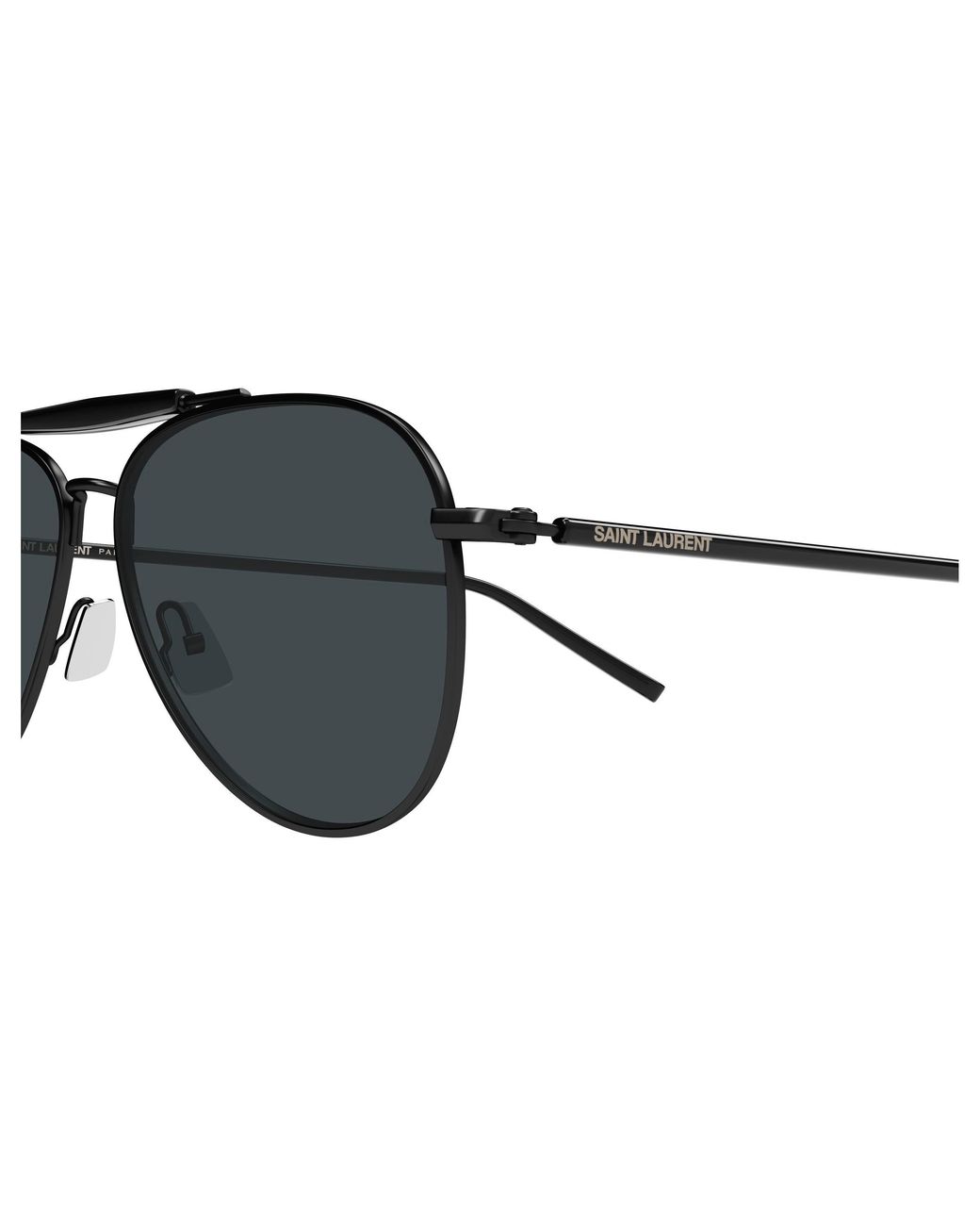 Saint Laurent Black Sl 864 001 Sunglasses Metal Pilot