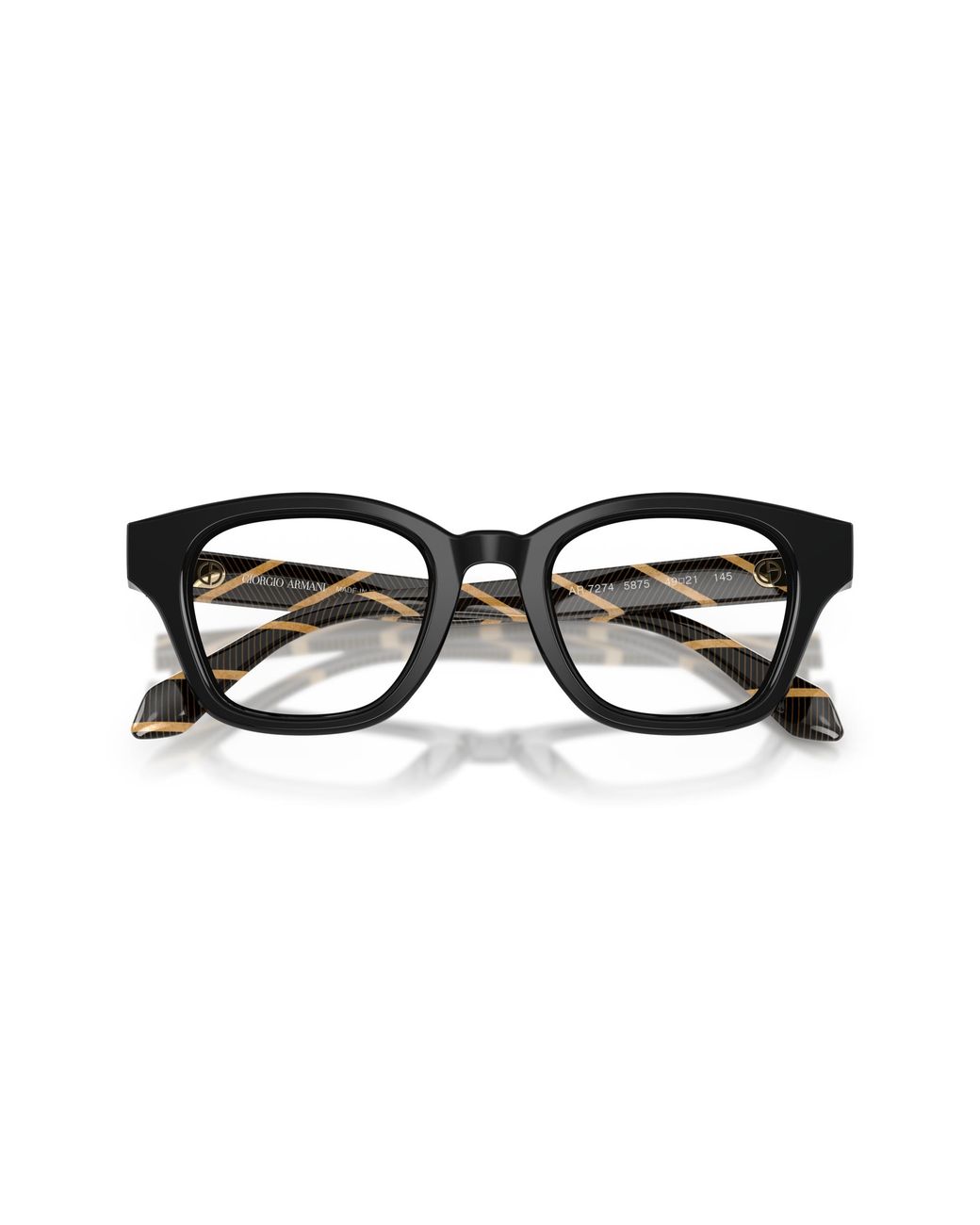 Giorgio Armani Black Ar7274 5875 Optical Frames Acetate Pillow Normal for men