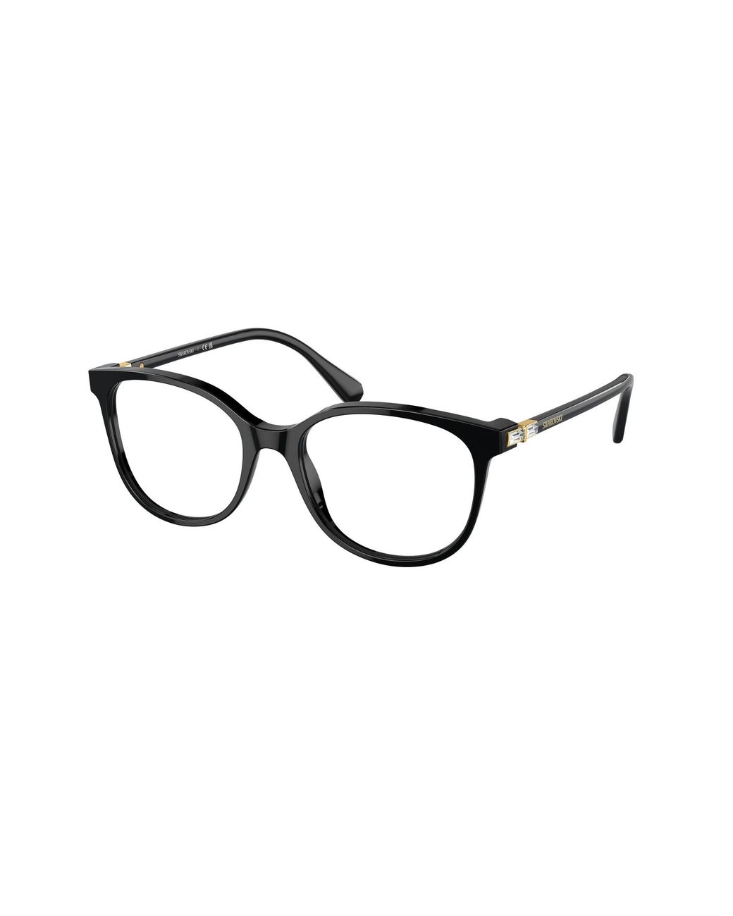 Swarovski Black Sk2002 1002 Optical Frames Acetate Squared Normal