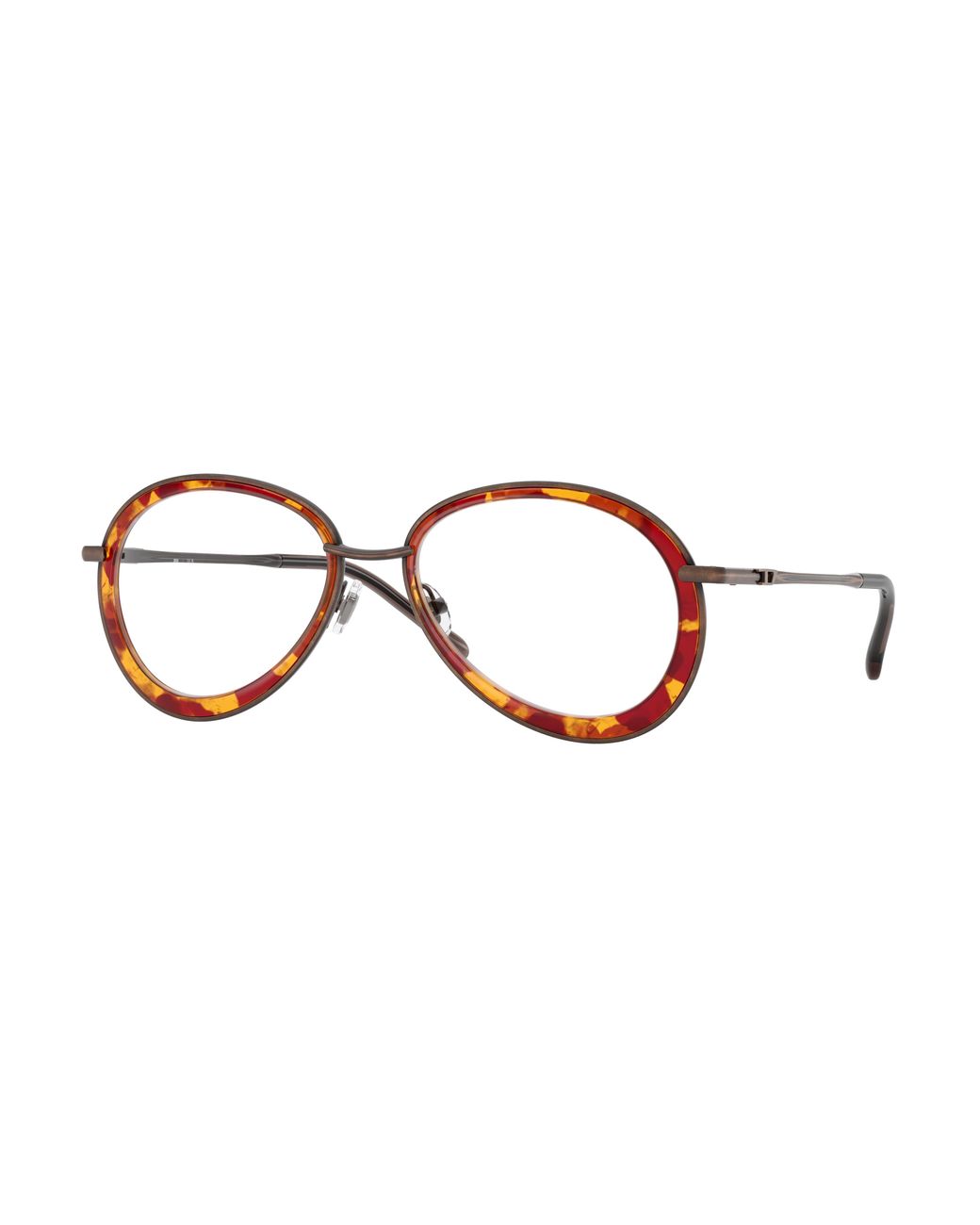 DIESEL Black Dl5007 105 Optical Frames Metal Round Normal